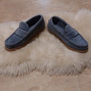 Stuart Weizmann Bromley lamb fur loafers size 7M